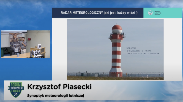 XVI Forum Bezpiecznego Latania Krzysztof Piasecki opowiada o nowych radarach pogodowych IMGW i nie tylko
