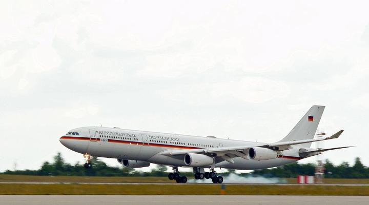 A340 należący do niemieckiego rządu, fot. wikipedia