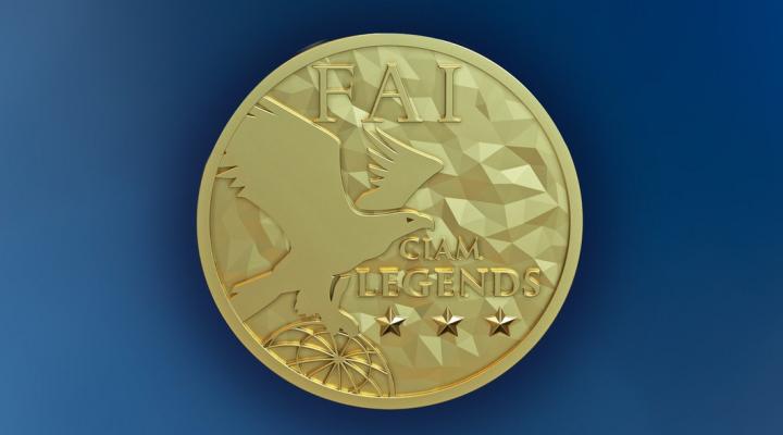 Medal CIAM Legends (fot. fai.org)