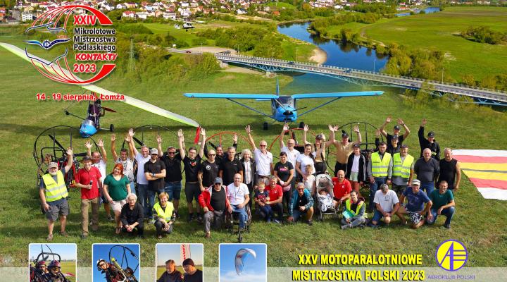 XXIV Mikrolotowe Mistrzostwa Podlaskiego KONTAKTY 2023 - grupa (fot. FotoGabs)