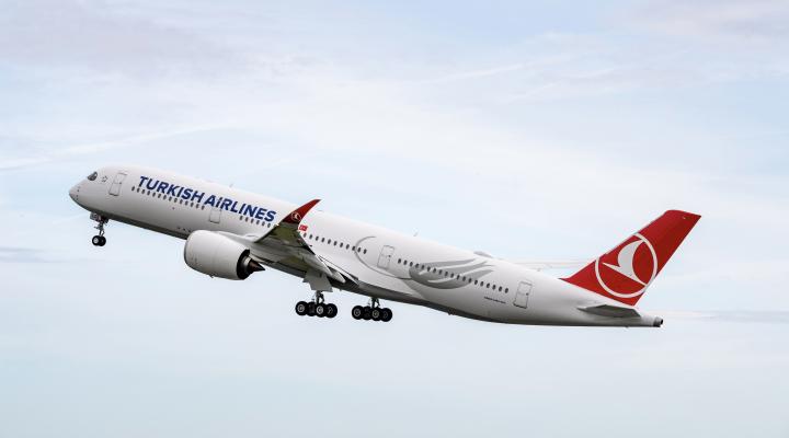 A350 w barwach Turkish Airways (fot. Airbus)