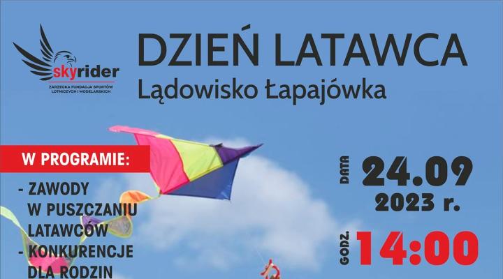 Dzień Latawca na lądowisku Łapajówka 2023 (fot. Urząd Gminy Zarzecze)