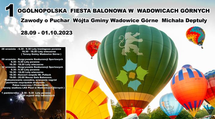 I Ogólnopolska Fiesta Balonowa w Wadowicach Górnych (fot. Marek Dykas)