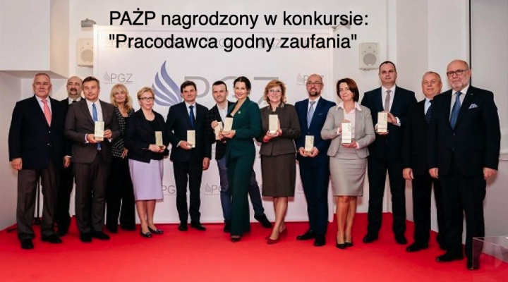 PAŻP nagrodzony w konkursie: "Pracodawca godny zaufania". fot. pansa.pl