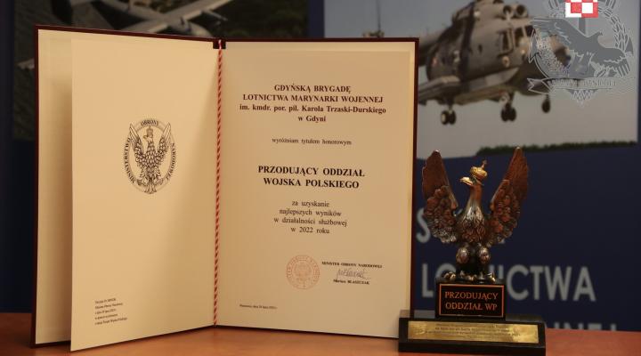 BLMW otrzymała tytuł honorowy Przodującego Oddziału RP (fot. kmdr ppor. Marcin Braszak)
