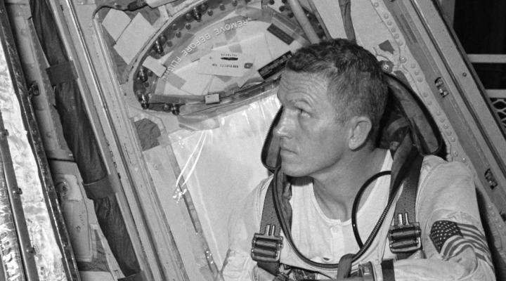 Frank Borman, dowódca pierwszej załogowej misji na orbitę Księżyca (fot. NASA)