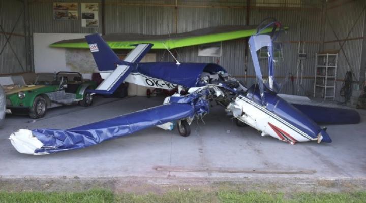 Wypadek samolotu samolotu Zenair CH 601, fot. PKBWL