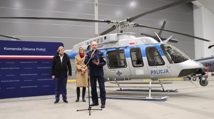 Śmigłowiec Bell-407GXi dla Policji (fot. Krzysztof Chrzanowski, BKS KGP)