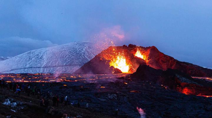 Erupcja wulkanu Fagradalsfjall, fot. futurity