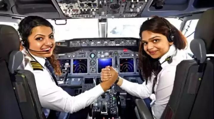 Kobiecy skład załogi przewoźnika z Indii, fot. India Times