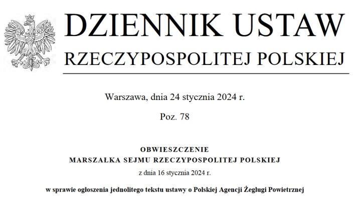 Obwieszenie Marszałka Sejmu z 24 stycznia 2024