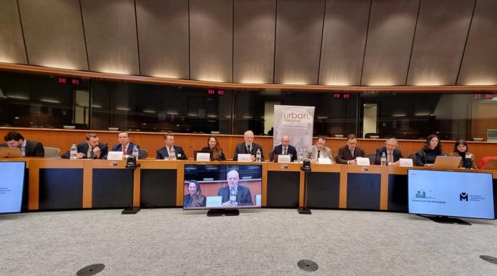Polscy przedstawiciele debatowali o przyszłości rynku dronowego w Parlamencie Europejskim (fot. Łukasiewicz-Instytutu Lotnictwa)