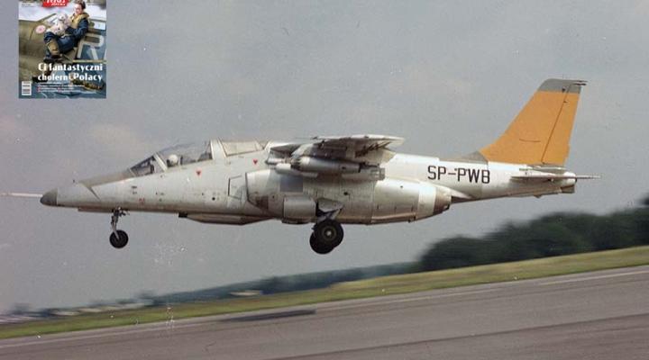 Samolot PZL I-22 Iryda nad pasem startowym, 1986 (fot. NAC)