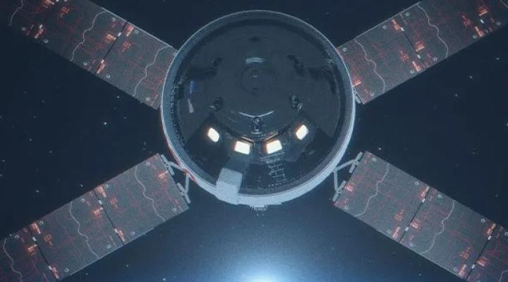 Statek kosmiczny Orion w przestrzeni kosmicznej (fot. NASA)
