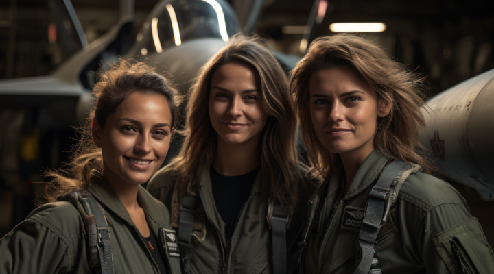 Kobiety w lotniczym mundurze - spotkanie na Politechnice Rzeszowskiej (fot. Politechnika Rzeszowska)