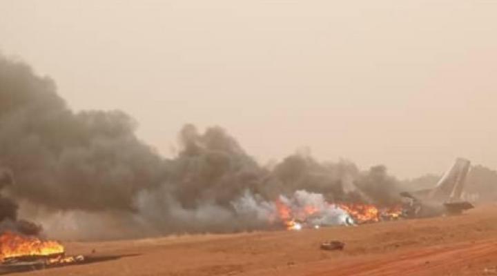 Wypadek An-26 w Yida w Sudanie, fot. sudanspost