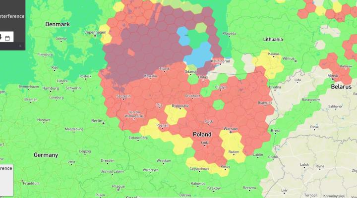 Zakłócenia GPS 23 MAR 2024