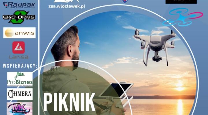 'Zaprzyjaźnij się z dronem' na Pikniku Rodzinnym w Kruszynie (fot. Aeroklub Włocławski)