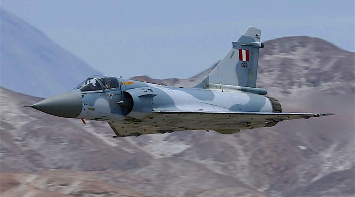 Mirage 2000 peruwiańskich sił powietrznych FAP (fot. Galeria del Ministerio de Defensa del Perú, CC BY 2.0, Wikimedia Commons)