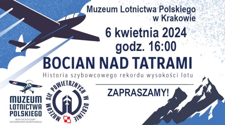 Pokaz filmu "Bocian nad Tatrami. Historia szybowcowego rekordu wysokości lotu" w MLP w Krakowie (fot. Muzeum Sił Powietrznych w Dęblinie)