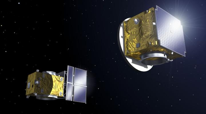 Satelity misji Proba-3 (fot. Centrum Badań Kosmicznych PAN)