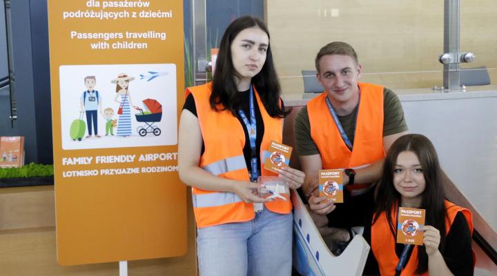 Program 'Lotnisko przyjazne rodzinie' realizowany w porcie lotniczym Rzeszów-Jasionka (fot. Łukasz Ożóg, port lotniczy Rzeszów-Jasionka)