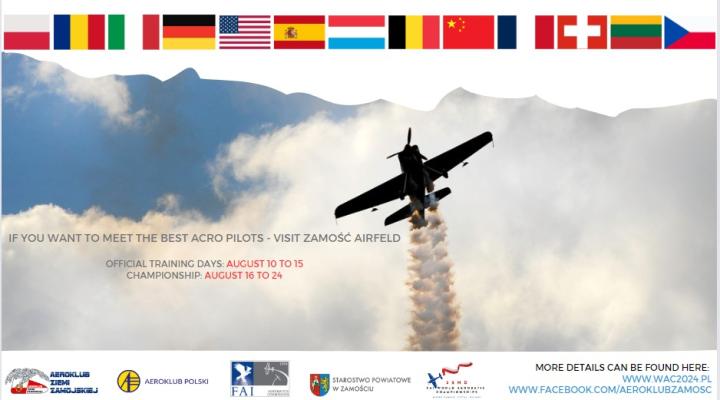 32. Mistrzostwa Świata w Akrobacji Samolotowej w Zamościu (fot. Aeroklub Ziemi Zamojskiej)