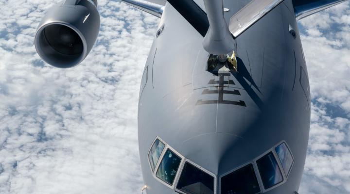 KC-46A Pegasus w locie (fot. McConnell Air Force Base, Facebook)