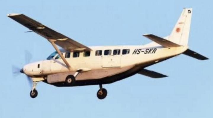 Cessna 208B Grand Caravan, która rozbiła się w Tajlandii, fot. aseannow