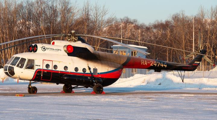 Mil Mi-8T należący do Vityaz Aero (fot. Osipov Dmitry, CC BY-SA 3.0, Wikimedia Commons)