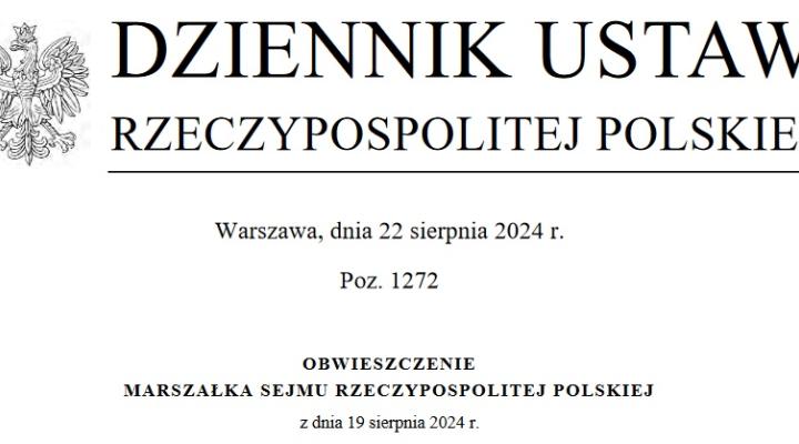 Obwieszczenie MI z dnia 19 sierpnia 2024