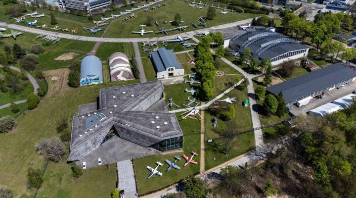 Muzeum Lotnictwa Polskiego w Krakowie - widok z góry (fot. Muzeum Lotnictwa Polskiego)