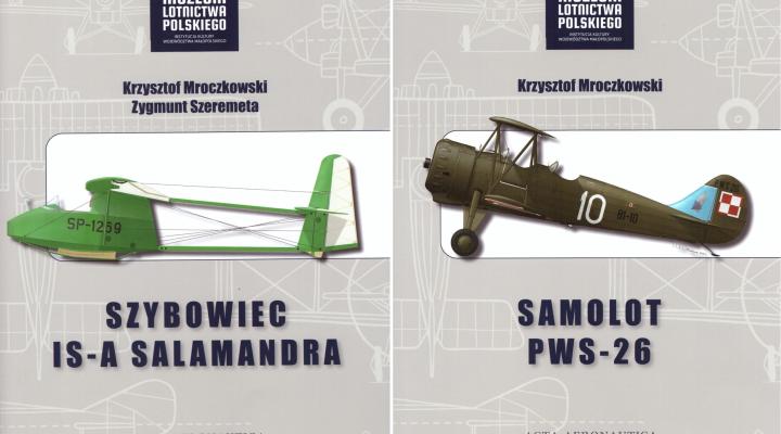 Szybowiec IS-A Salamandra oraz Samolot PWS-26 - nowe pozycje w MLP (fot. Muzeum Lotnictwa Polskiego)