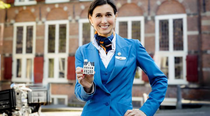 Amsterdamski 'Dom nad Trzema Kanałami' bohaterem 105. urodzin KLM (fot. KLM)