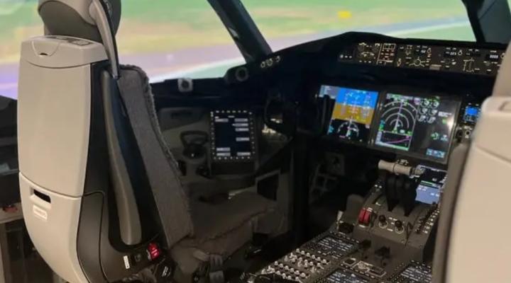 Fotele w kokpicie B787, fot. avweb