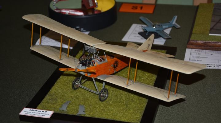 Model samolotu Albatros B.II (fot. Konkurs Plastikowych Modeli Redukcyjnych - Katowice, Facebook)