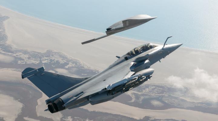 Program bezzałogowych statków powietrznych w ramach standardu Rafale F5 (fot. Dassault Aviation)