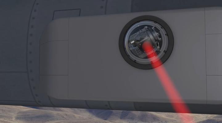 System obrony laserowej (fot. kadr z filmu Leonardo na youtube.com)