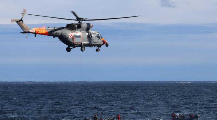 W-3WARM na ćwiczeniach 'Kormoran' (fot. kpt. mar. Marcin Kołodziejski)
