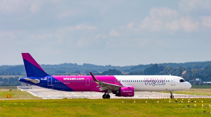 A321neo linii Wizz Air na krakowskim lotnisku (fot. Grzegorz Żywar, Krakow Airport, Facebook)