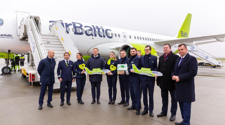 Air Baltic uruchomił połączenie z Rzeszowa do Rygi (fot. materiały prasowe)