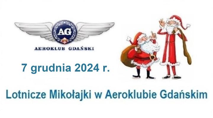Lotnicze Mikołajki w Aeroklubie Gdańskim 2024 (fot. Aeroklub Gdański)