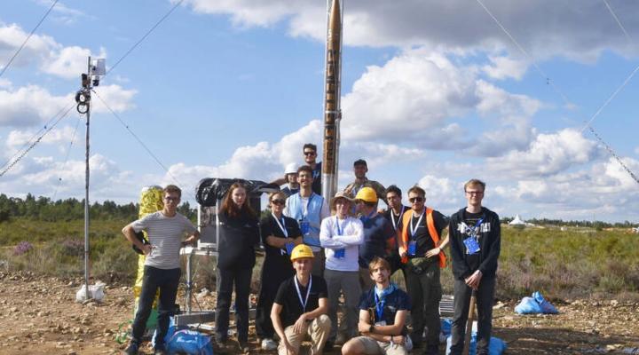 PWr in Space na European Rocketry Challenge 2024 (fot. materiały koła PWr in Space)