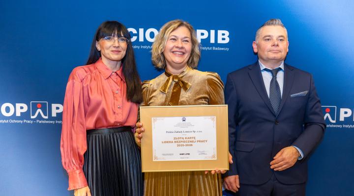 PZL Mielec laureatem Złotej Karty Lidera Bezpiecznej Pracy (fot. CIOP-PIB)