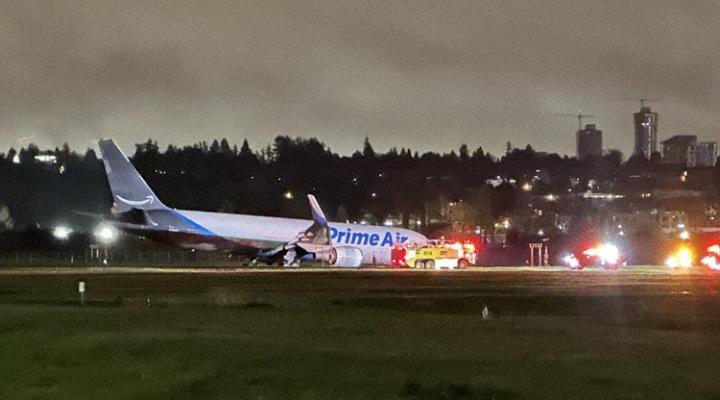 Wypadek B763 Cargojet w Vancouver, fot. avherald