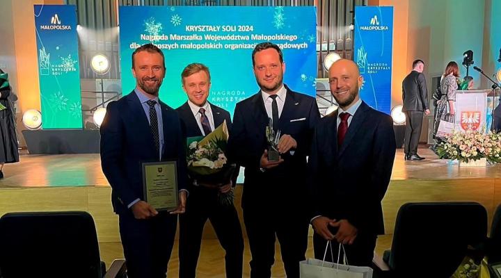 Aeroklub Krakowski laureatem Nagrody Marszałka Województwa Małopolskiego KRYSZTAŁY SOLI (fot. Aeroklub Polski)