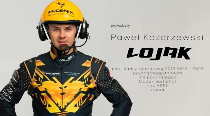 Bezpieczeństwo lotów PPG - prelekcja Pawła "Lojaka" Kozarzewskiego (fot. kadr z filmu na youtube.com)