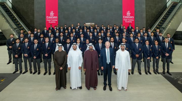 Ceremonia rozdania dyplomów Emirates Flight Training Academy (EFTA) (fot. Emirates)