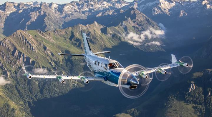 EcoPulse w locie, Tarbes, Francja, 10 grudnia 2024 r. (fot. Airbus)