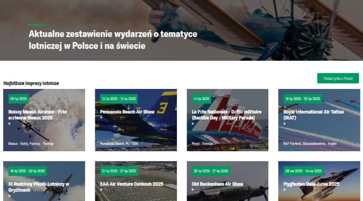 Kalendarz Imprez Lotniczych 2025